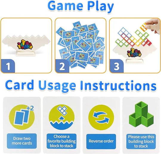 Balancing Tower Game 💥 for Kids & Adults 👨‍👩‍👦‍👦 Mind Game🔥