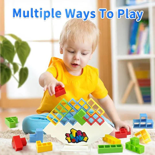 Balancing Tower Game 💥 for Kids & Adults 👨‍👩‍👦‍👦 Mind Game🔥