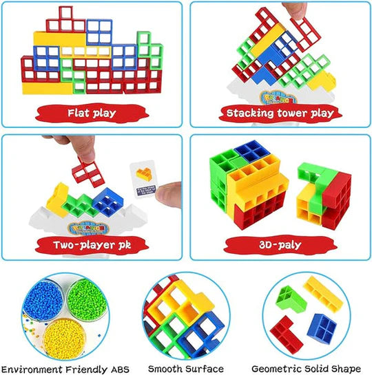 Balancing Tower Game 💥 for Kids & Adults 👨‍👩‍👦‍👦 Mind Game🔥