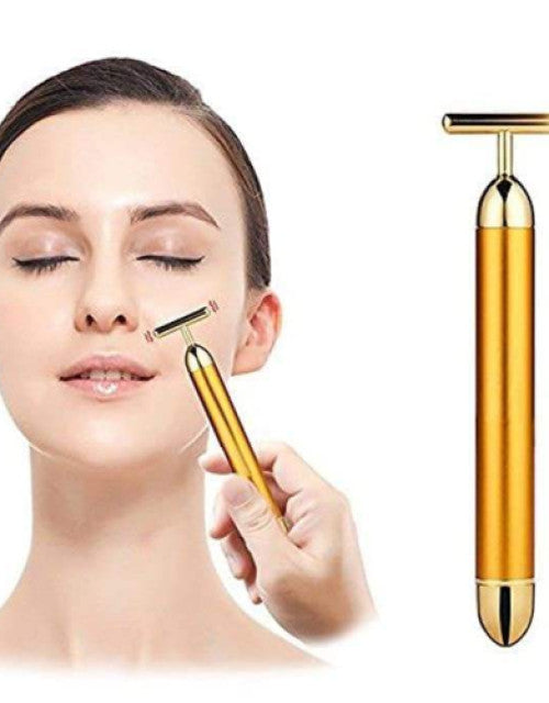 Gold Energy Beauty Bar for Pulse Firming Vibration Massager